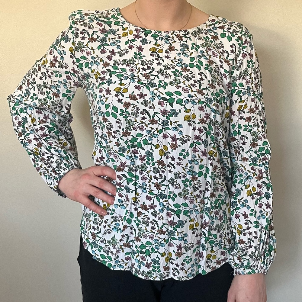 Floral Long Sleeve Blouse